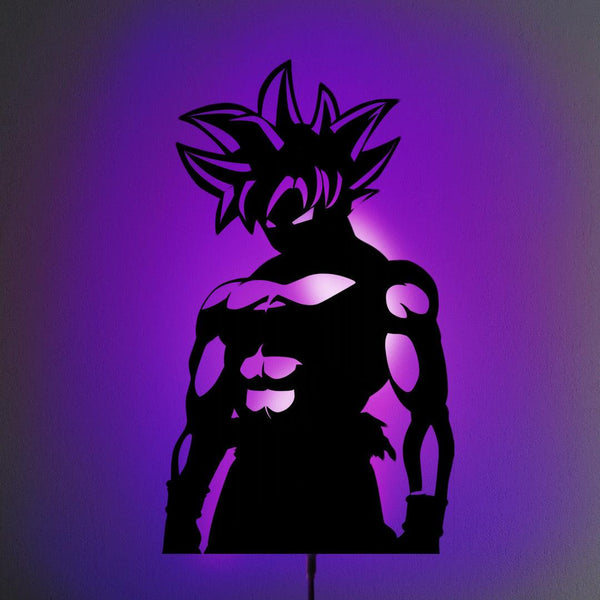 Goku V2 LED Wall Silhouette (DRAGON BALL Z) - Shinedere