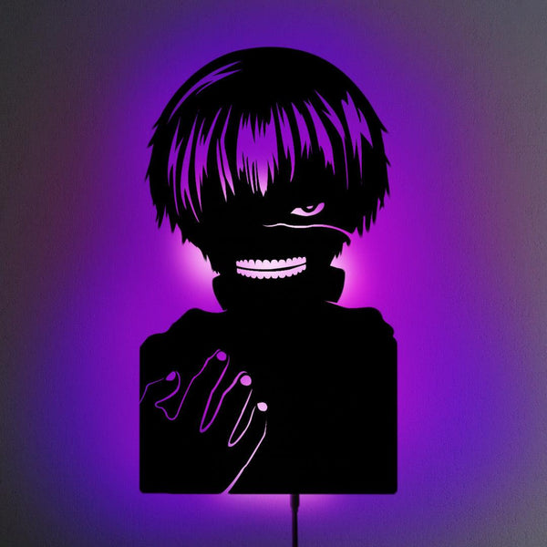 Kaneki V2 LED Wall Silhouette (TOKYO GHOUL) - Shinedere