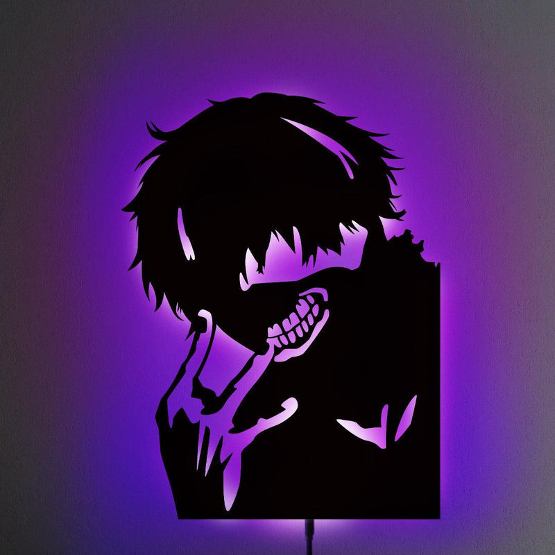 Kaneki V3 LED Wall Silhouette (TOKYO GHOUL) - Shinedere