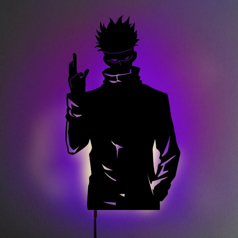 Gojo Satoru V2 LED Wall Silhouette (JUJUTSU KAISEN) - IZULIGHTS