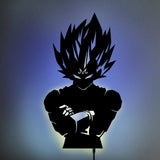 Vegeta V2 LED Wall Silhouette (DRAGON BALL Z) - IZULIGHTS